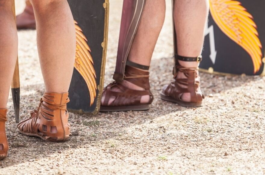 Sandale der Antike