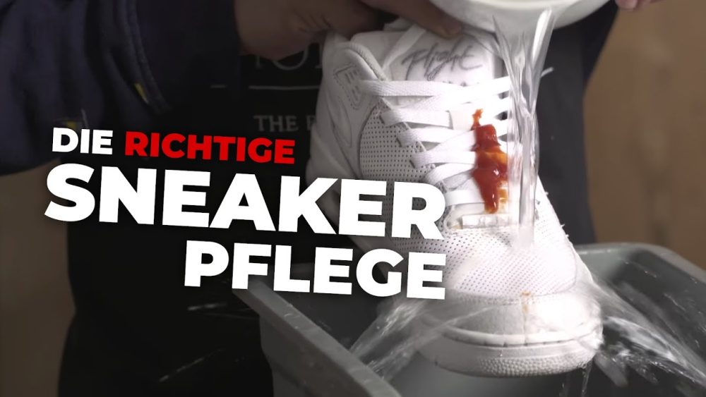 Die richtige Pflege für Sneaker - Tipps im Video