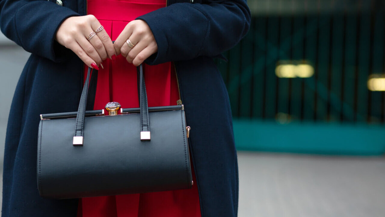 Lederhandtasche für Damen