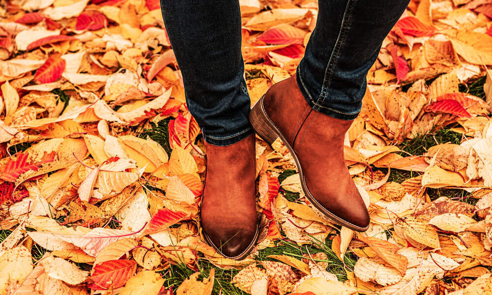 Halbstiefel im Herbst